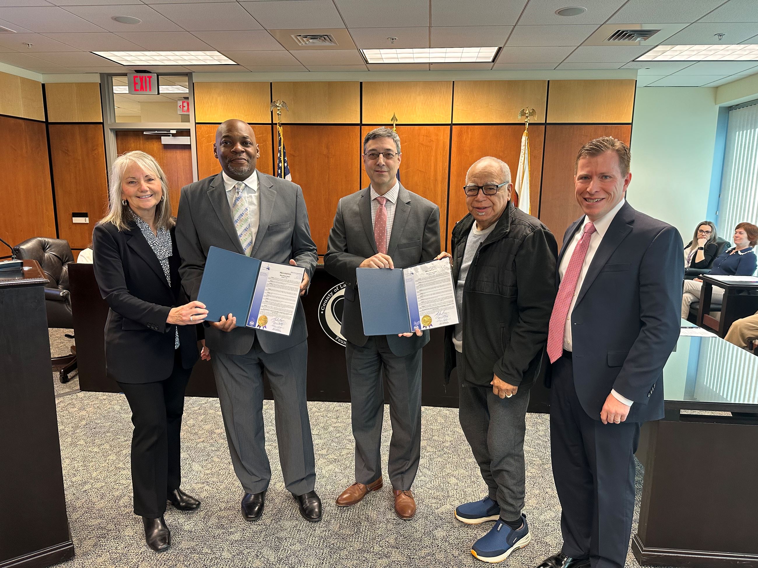 Black History Month Proclamation Group Photo 2024