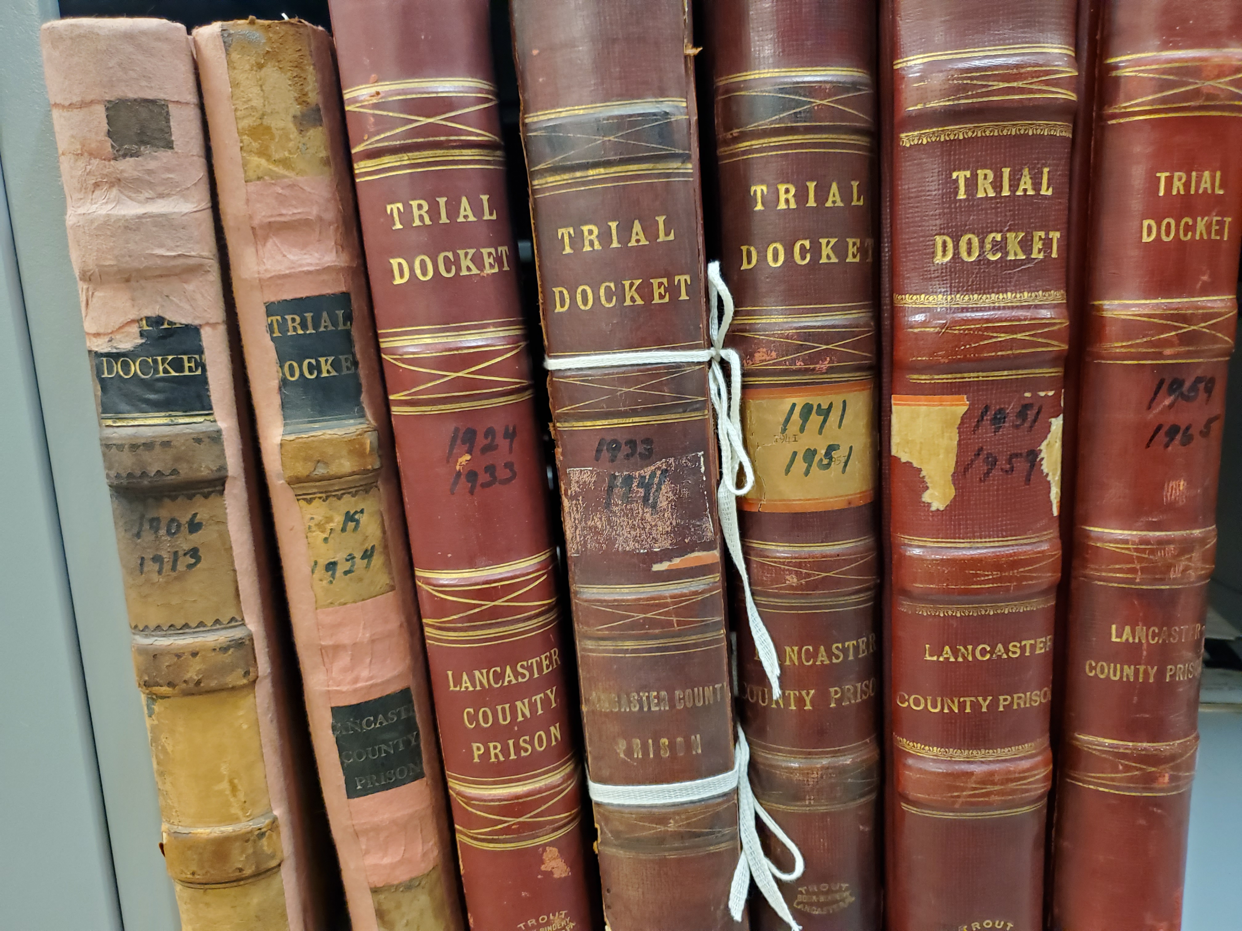 Prison Trial Docket photo